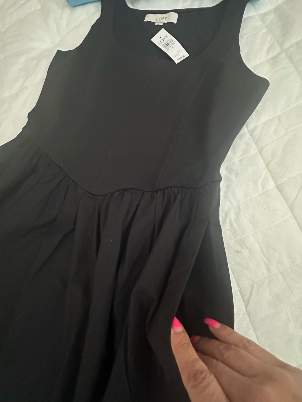 LOFT Black Girls Sleeveless Formal Maxi Dress